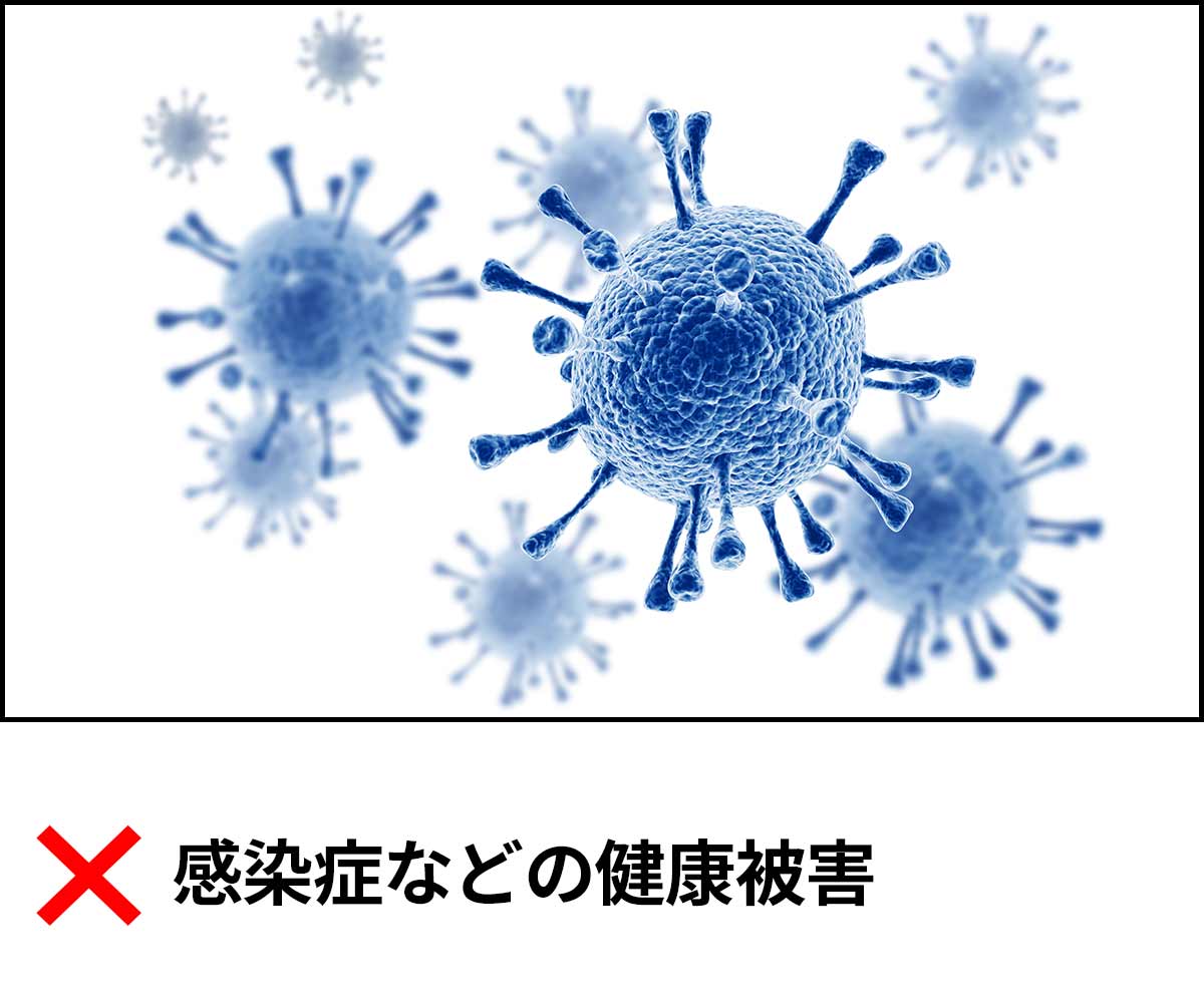 感染症などの健康被害